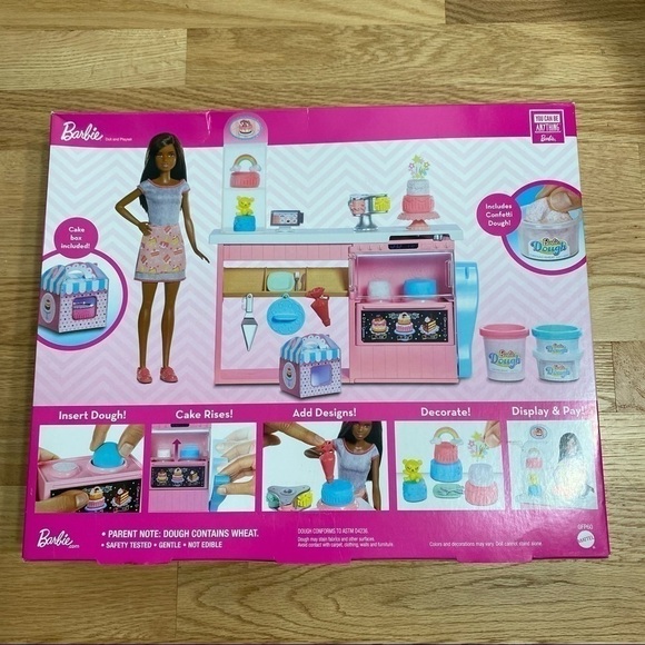 Barbie Cake Decorating Play Set African American NWT - Picture 3 of 3
